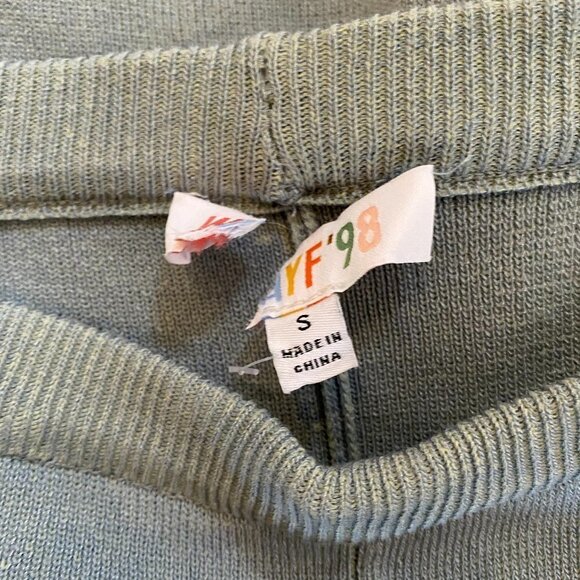 WAYF Bnwot Womens Blue Knit "Luke" Biker Shorts - Picture 7 of 9